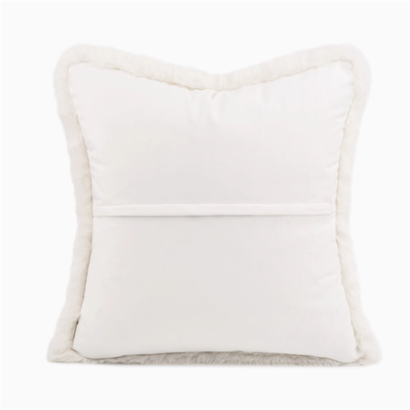 Champagne White Leopard Print Sofa-Kissen
