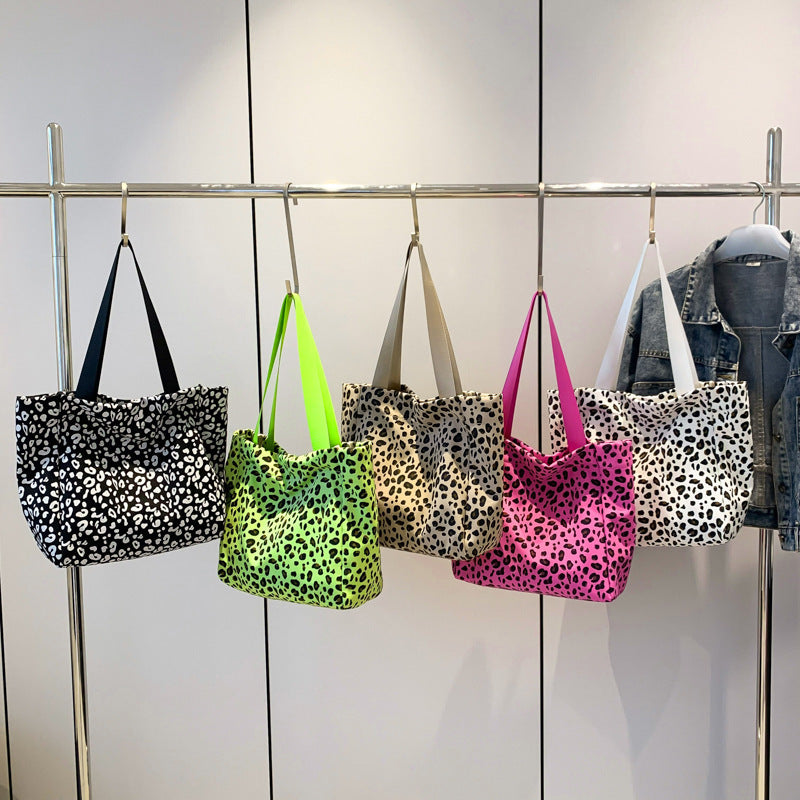 Mode Leopard Print Tote Umhängetasche