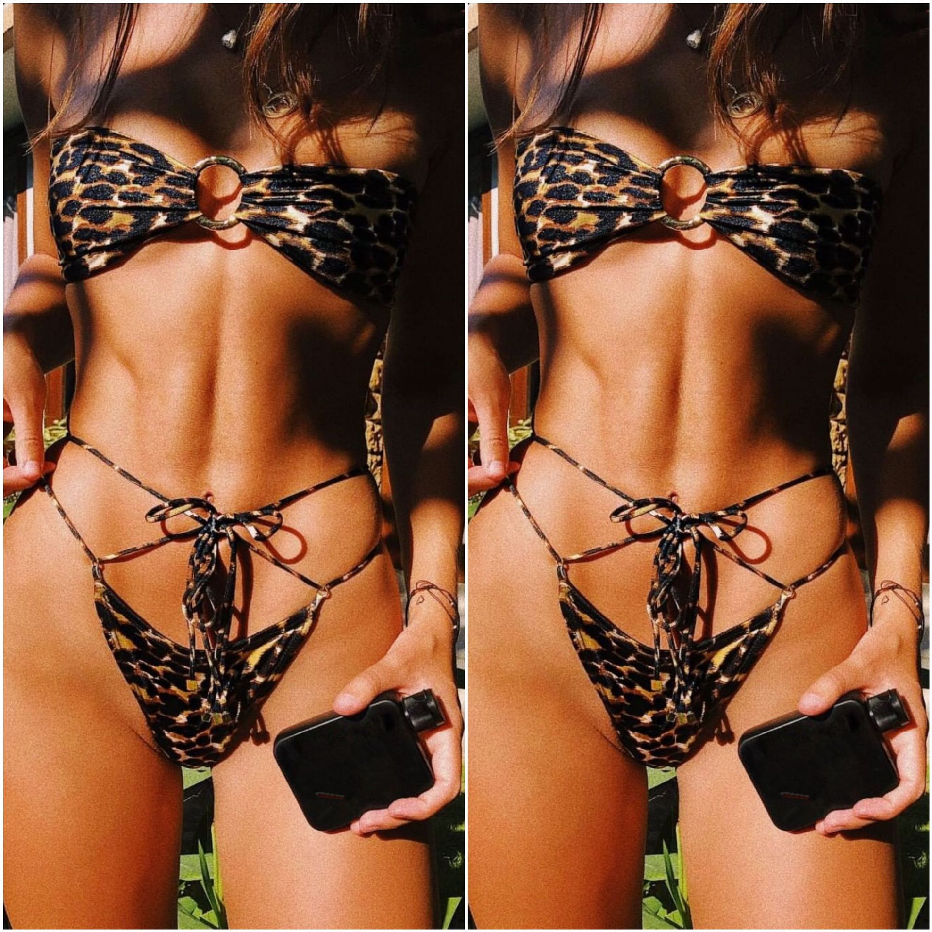 Bikini mit Leopardenmuster