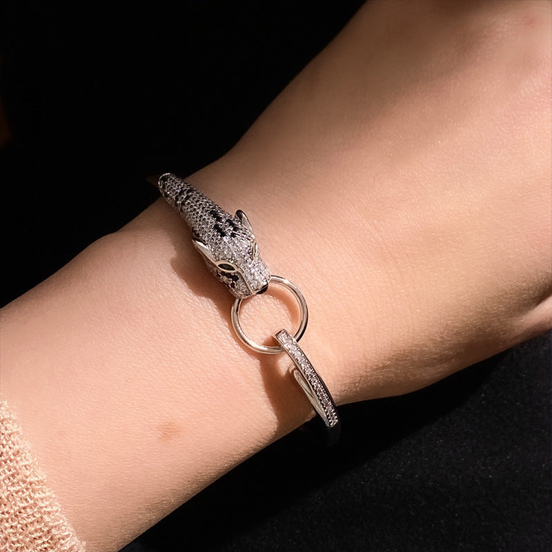 Ring Leopard-Diamant-Rosegold-Armband