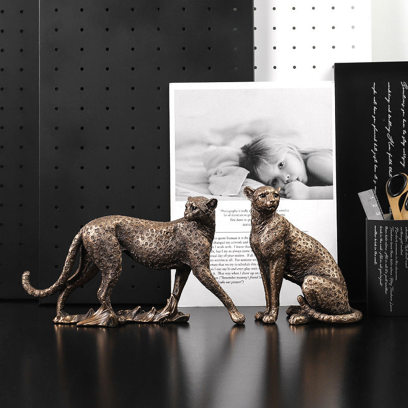 Vintage-Leoparden-Handwerk