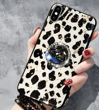 Telefonhülle mit Leopardenmuster