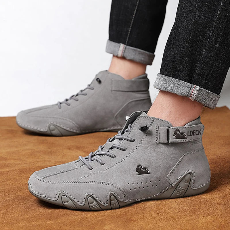 Herren Leder Freizeitschuhe Rutschfestes Gehen