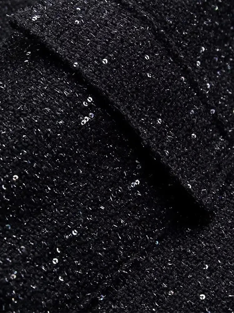 Jacke mit Paillettenstickerei