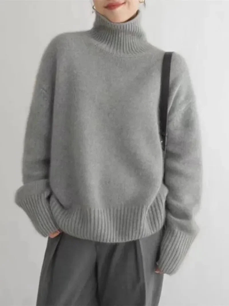Eleganter Rollkragenpullover