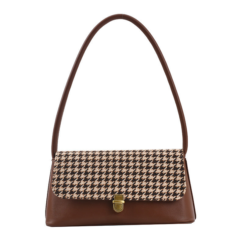 French Niche Damen Neue Mode Leopardenmuster Umhängetasche