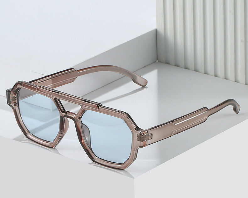 Polygon Double Beam Sonnenbrille Pilot Sunshade Sonnenbrille