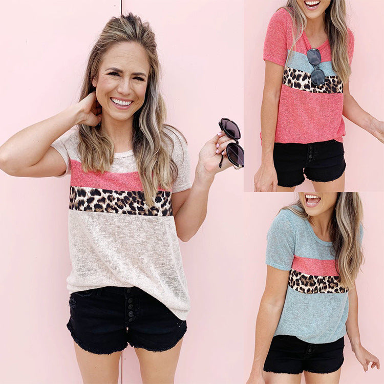 Ein T-Shirt mit Leopardenmuster nähen