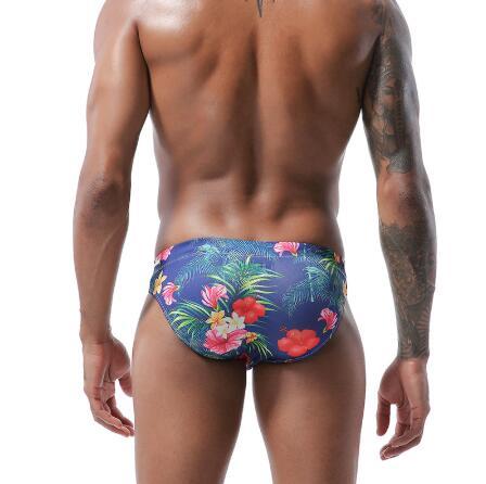 Man Leopard Badeanzug Trunks Badeanzug Male Swimsuit Briefs