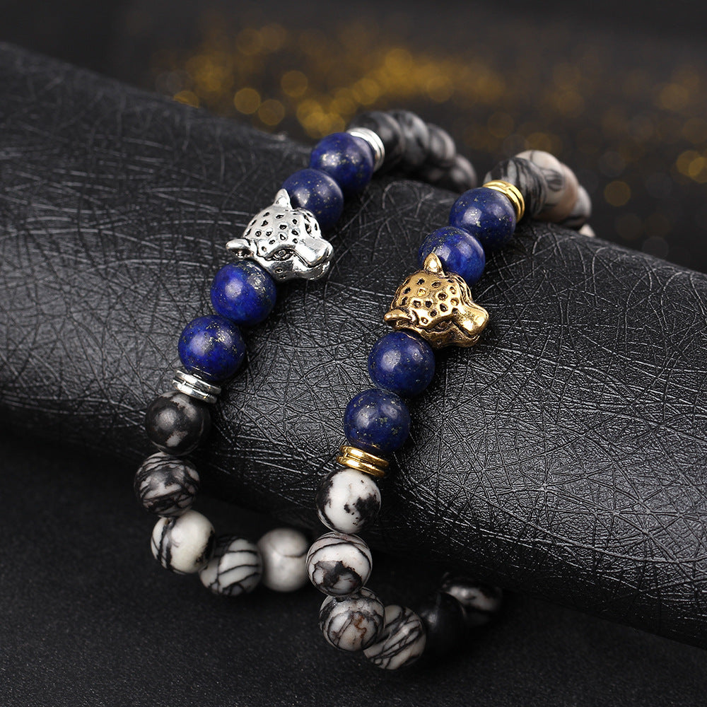 Elastisches Leopardenarmband