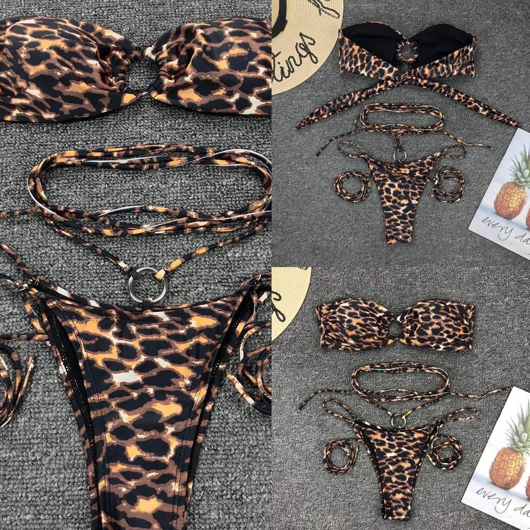 Bikini mit Leopardenmuster