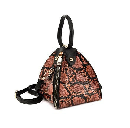 Leopardenmuster Dreieckstasche Handtasche