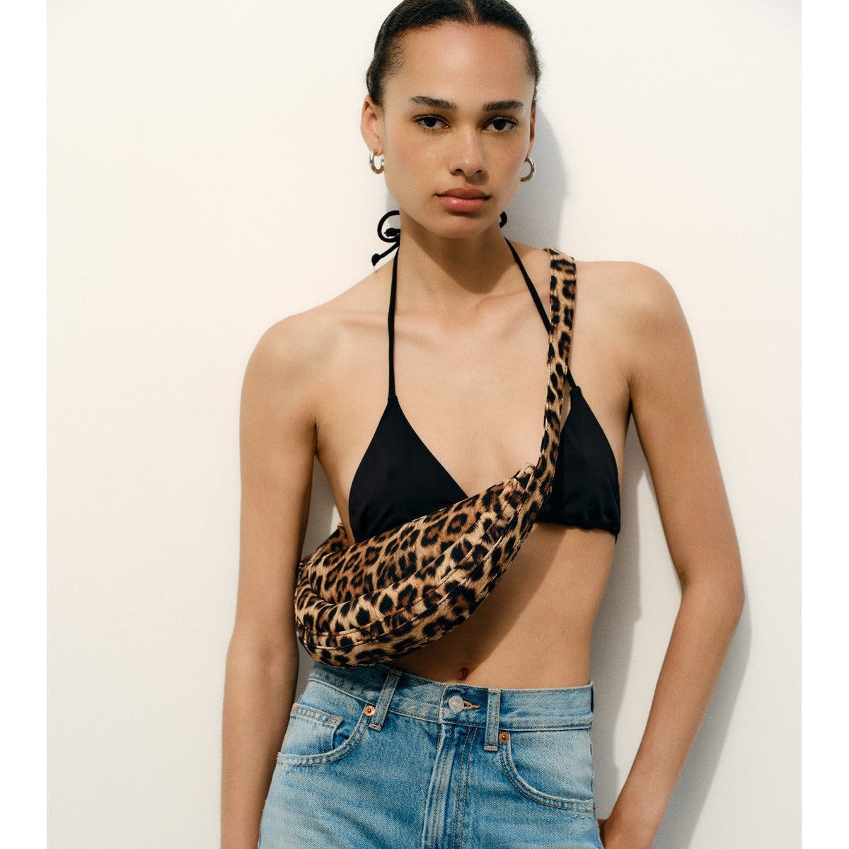 Mode Beliebte Leopard Print Umhängetasche Casual Crossbody Bag