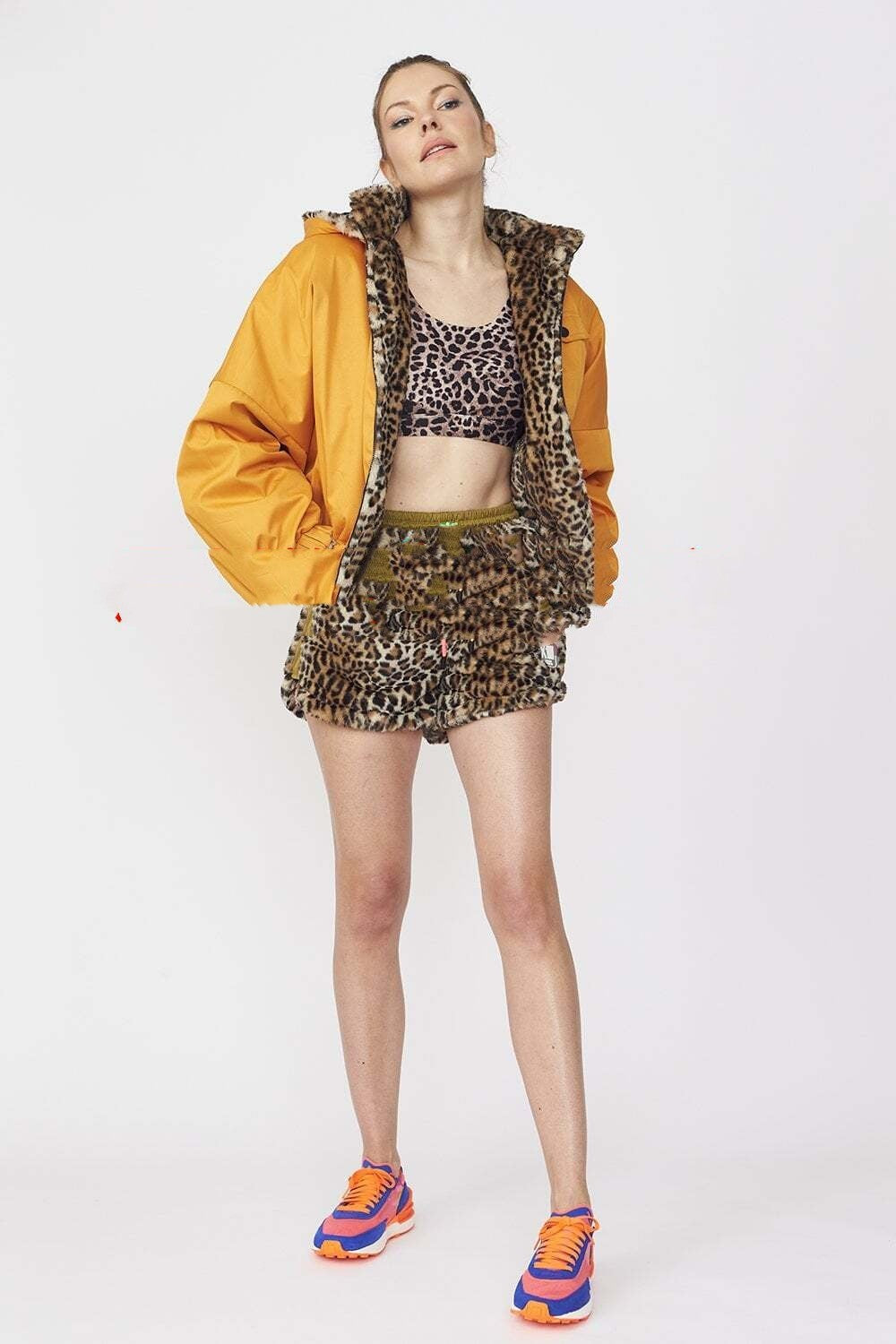 Leopard Fur Coat Double-sided Women's Wear