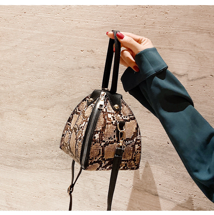 Leopardenmuster Dreieckstasche Handtasche