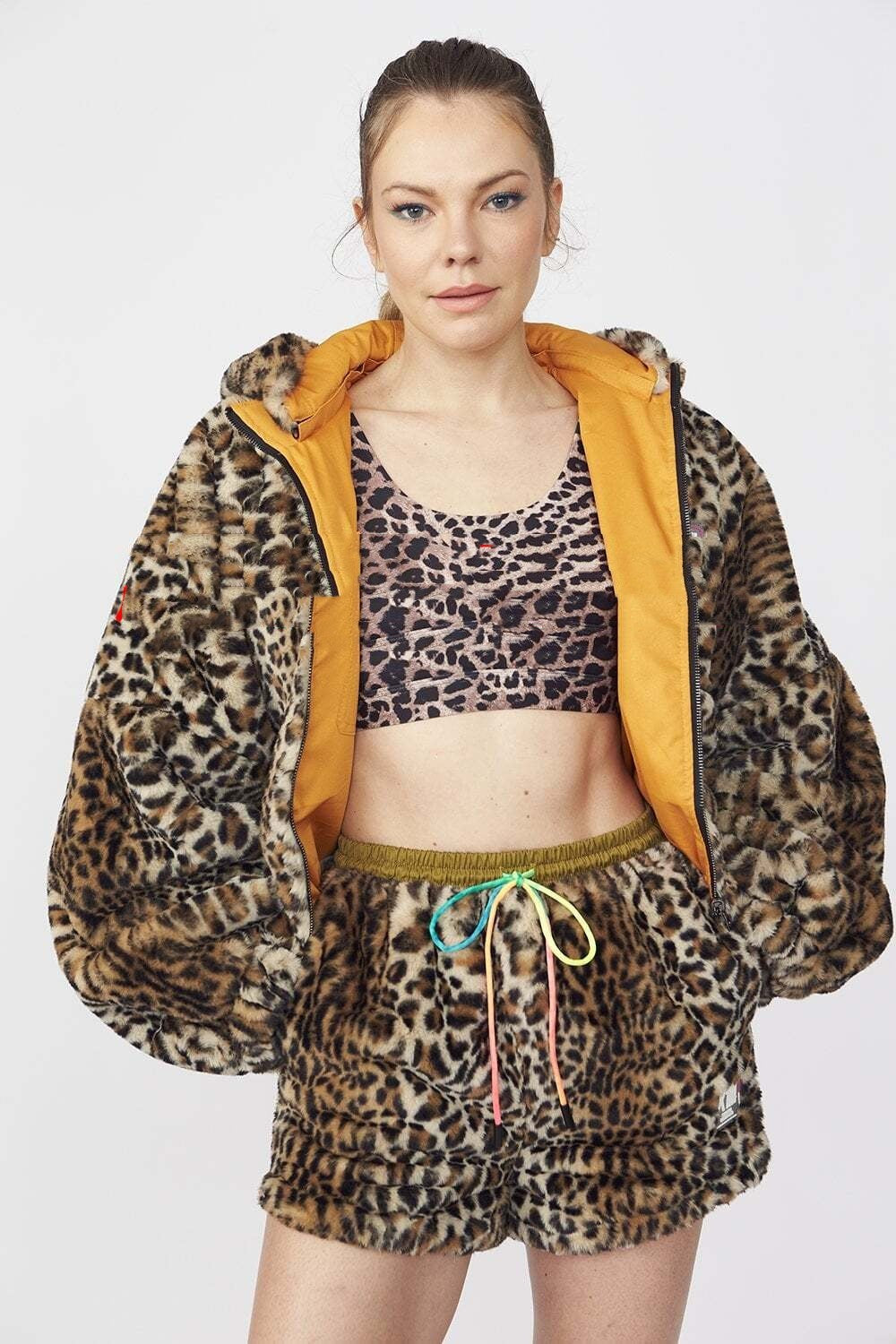 Leopard Fur Coat Double-sided Women's Wear