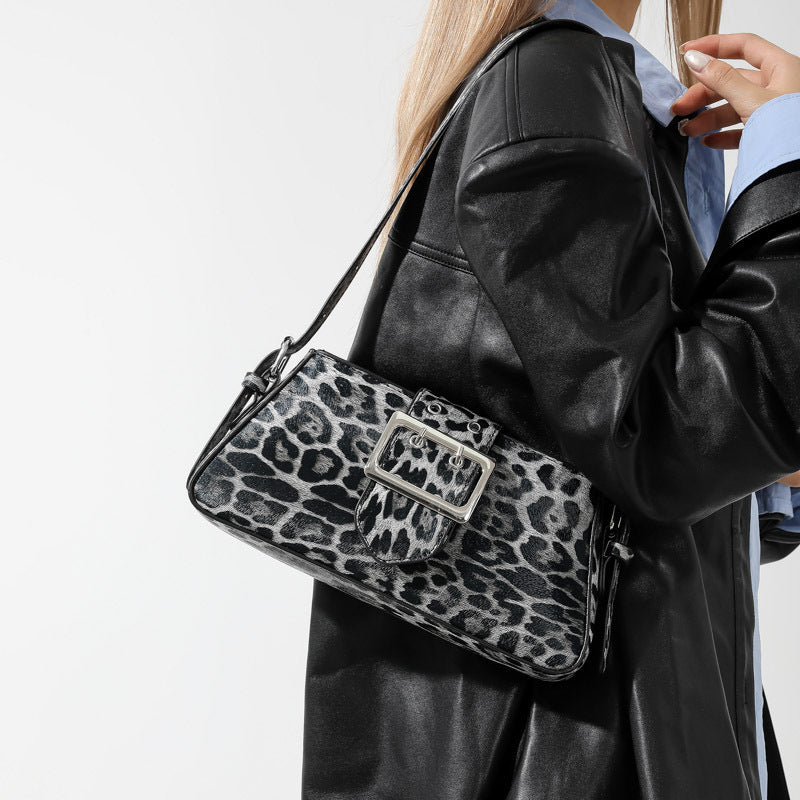 Leopard Unterarm Tasche Weibliche Persönlichkeit Trendy