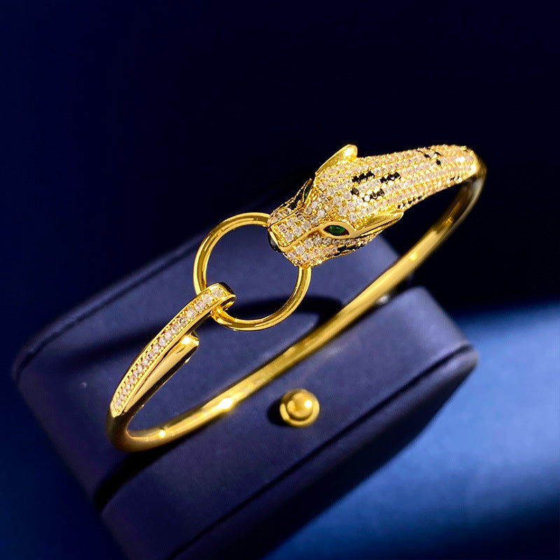 Ring Leopard-Diamant-Rosegold-Armband