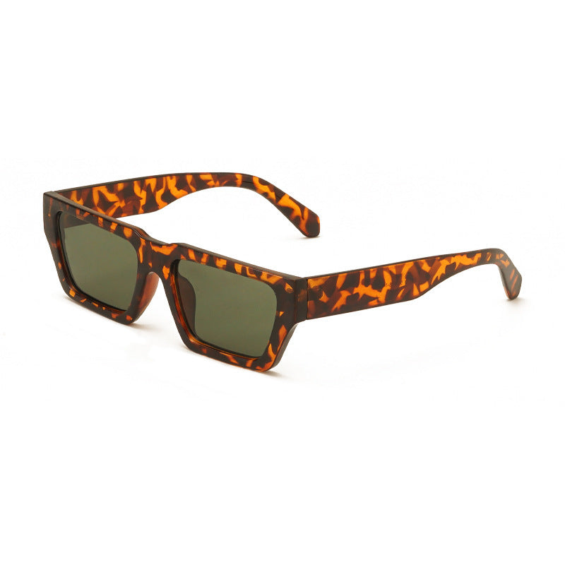 Uv Schutz Sonnenschirm Persönlichkeit Retro Leopard Print Sonnenbrille