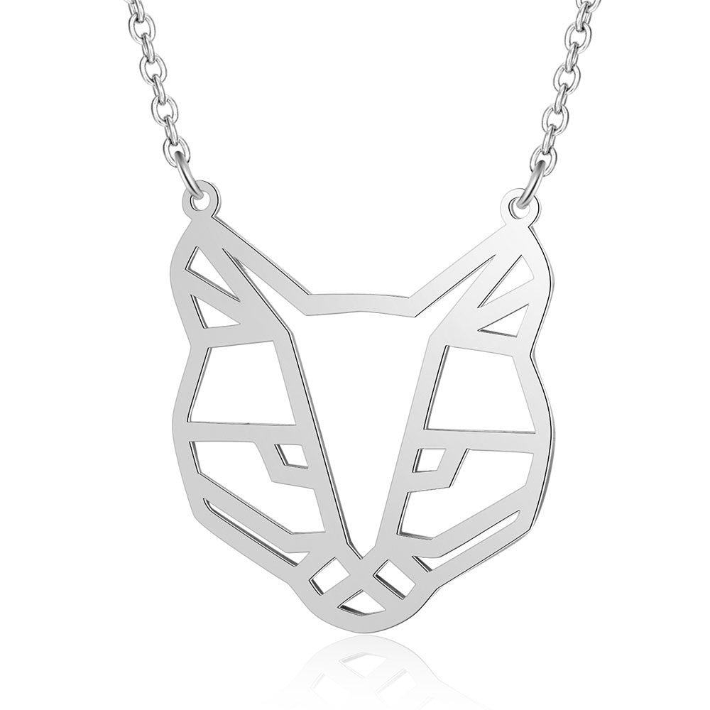 Leopardenkopf Anhänger Halskette Jewellery