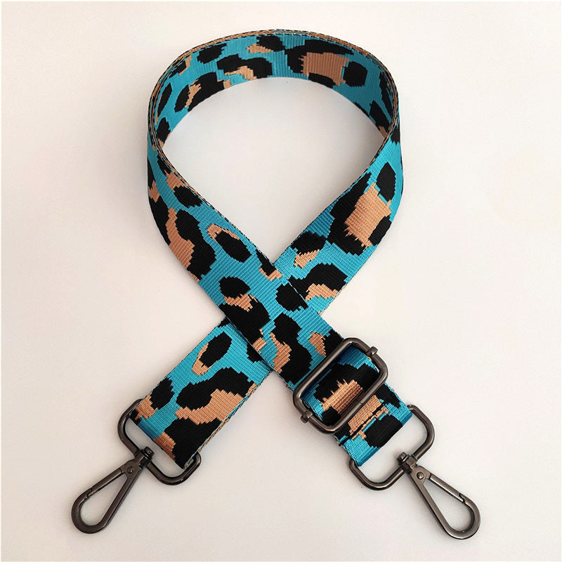Women's Leopard Print verdickt verstellbaren Rucksack Ersatz Schultergurte