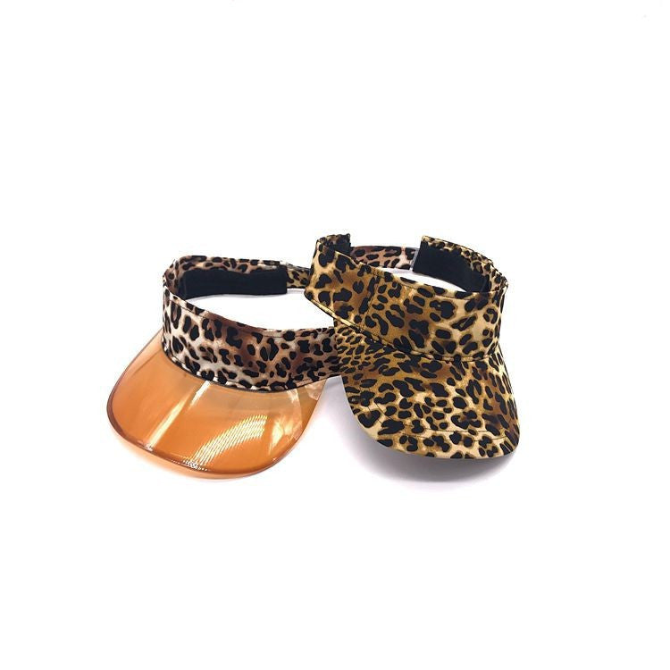 Koreanischer Stil Personalisierte Leopard-Druck Krempe Top Hat
