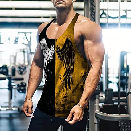 Herrenweste Leopard Print 3D Digital T-Shirt
