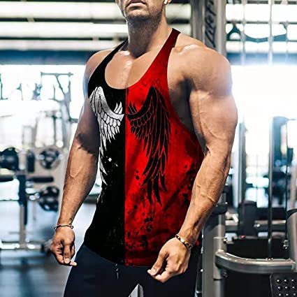 Herrenweste Leopard Print 3D Digital T-Shirt