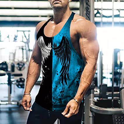 Herrenweste Leopard Print 3D Digital T-Shirt