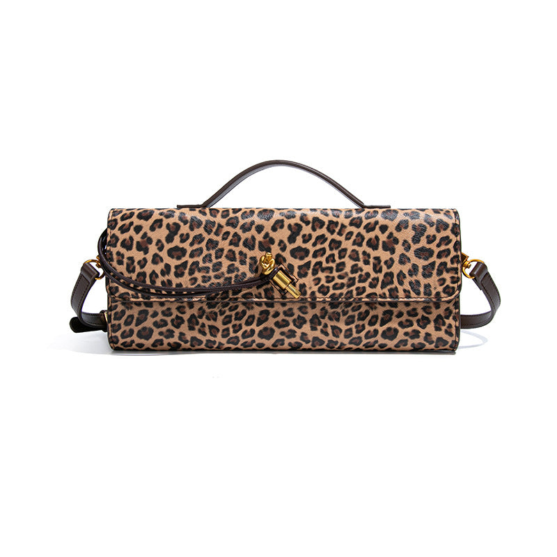 Damen-Retro-Leopardenprint-Dinner-Tasche