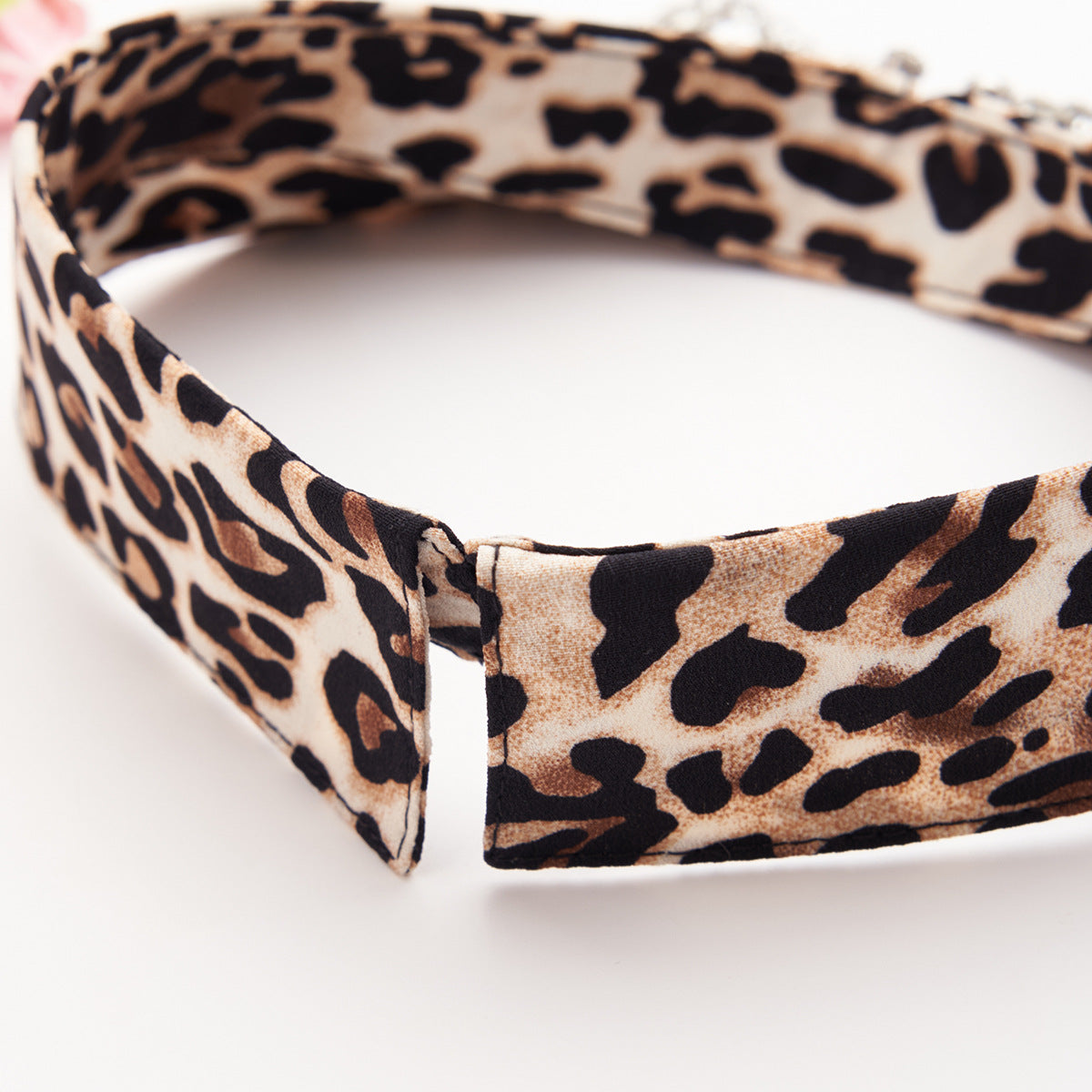 Damen Leopard style modisch alles zusammen Pullover T-Shirt Kragen Frauen