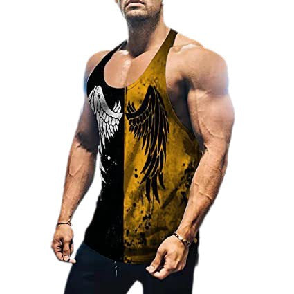 Herrenweste Leopard Print 3D Digital T-Shirt