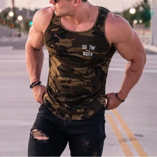 Herrenweste Leopard Print 3D Digital T-Shirt