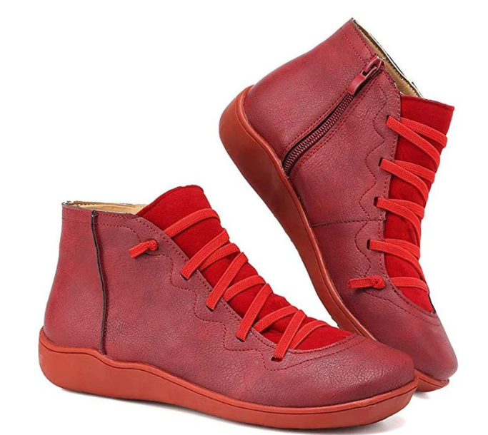 PU Leder Femme Schuhe