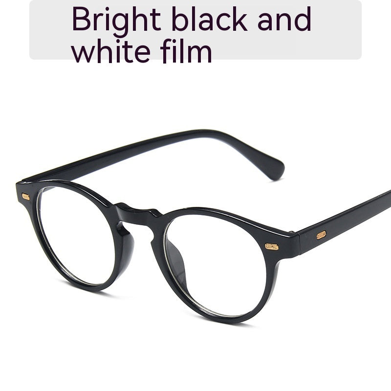 Herren Retro Mitin Small Frame Leopard Farbe Mode Sonnenbrille