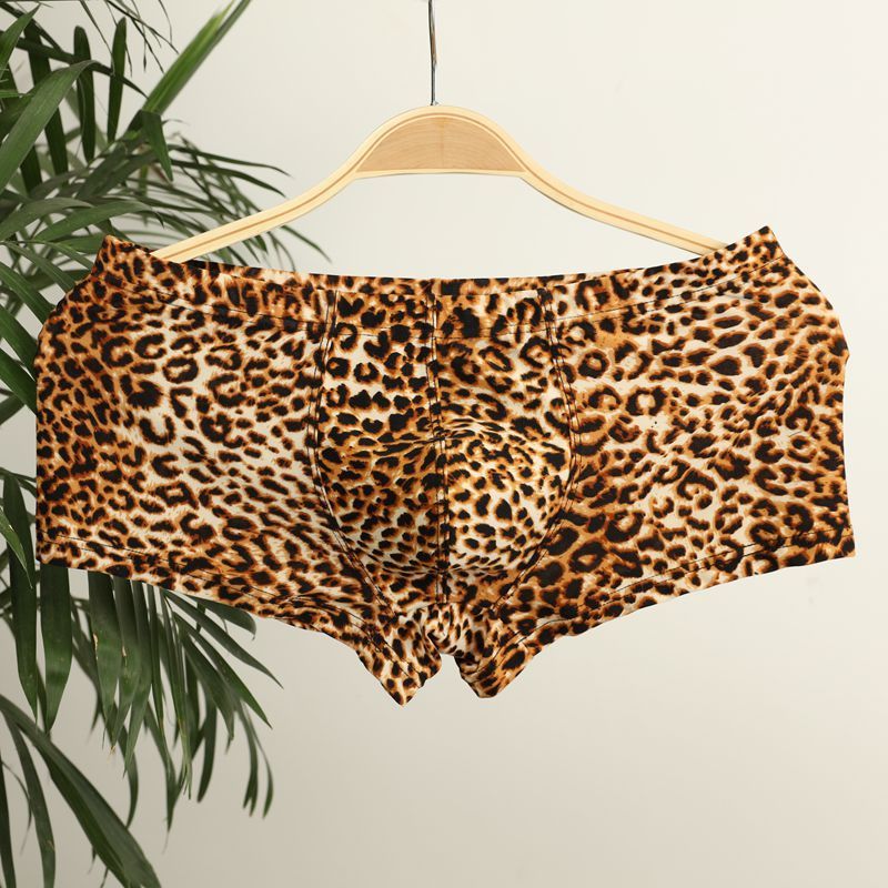 Herrenmode Boxershorts mit Leopardenmuster