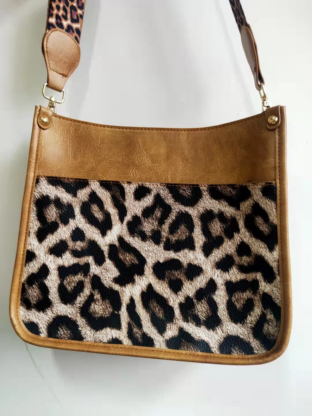 Neue Damen Mode Leopard Crossbody Tasche