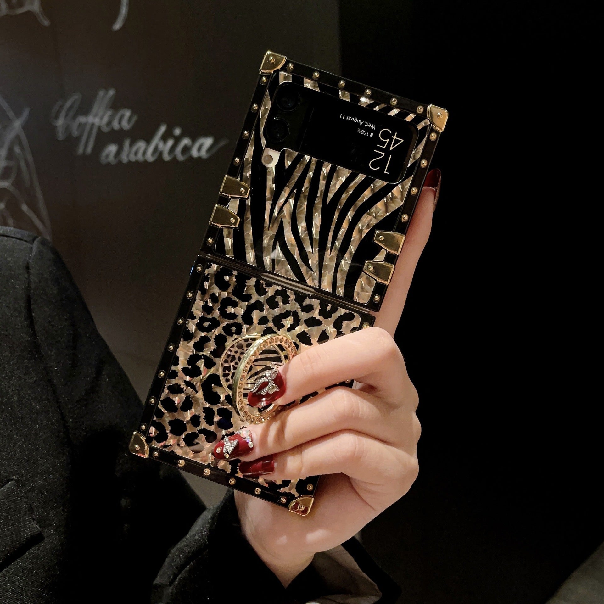 Klassische Mode Leopard Print Handytasche