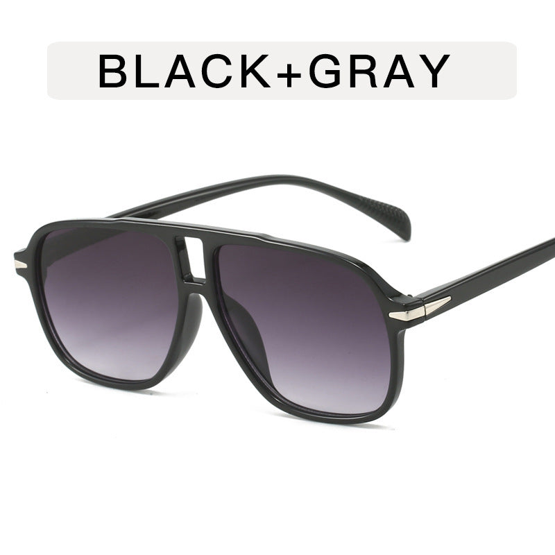 Doppelstrahlkröte Retro Flying Leopard Print Stylische Sonnenbrille