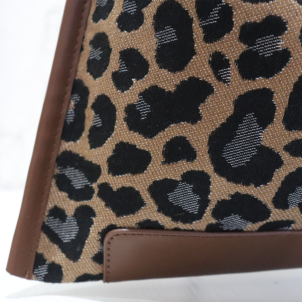 Mode Leopardenmuster Canvas einzelne Umhängetasche Netz