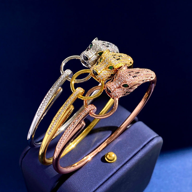 Ring Leopard-Diamant-Rosegold-Armband