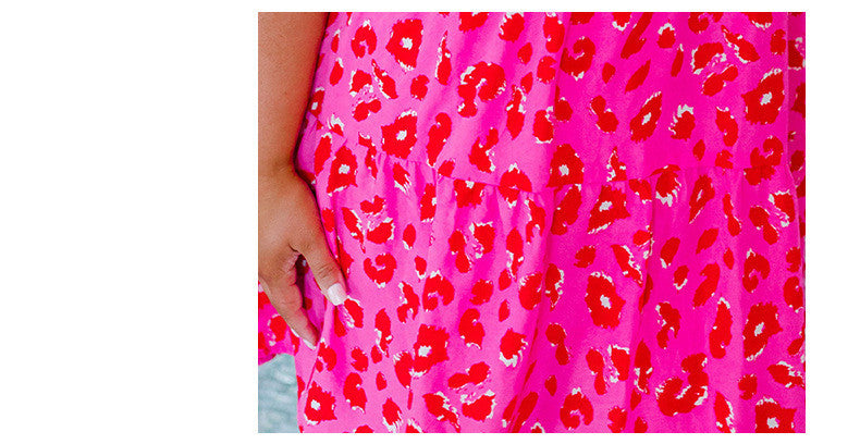 Women's Fashion Leopard Print Printed Short Skirt
