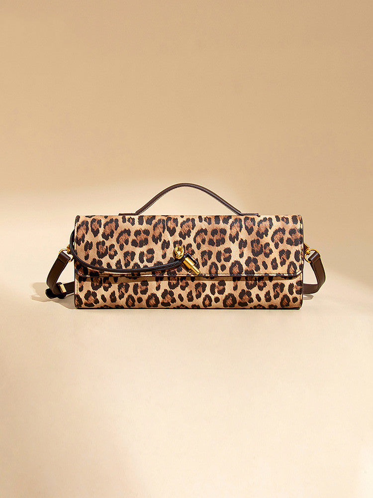 Damen-Retro-Leopardenprint-Dinner-Tasche