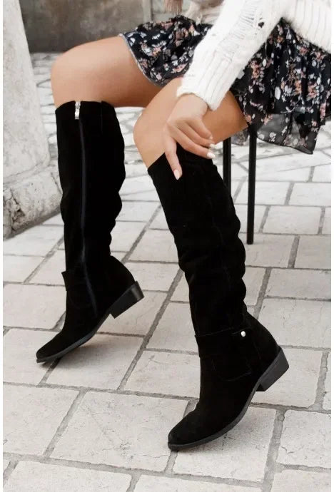 Hochwertige Damenstiefel aus Leder