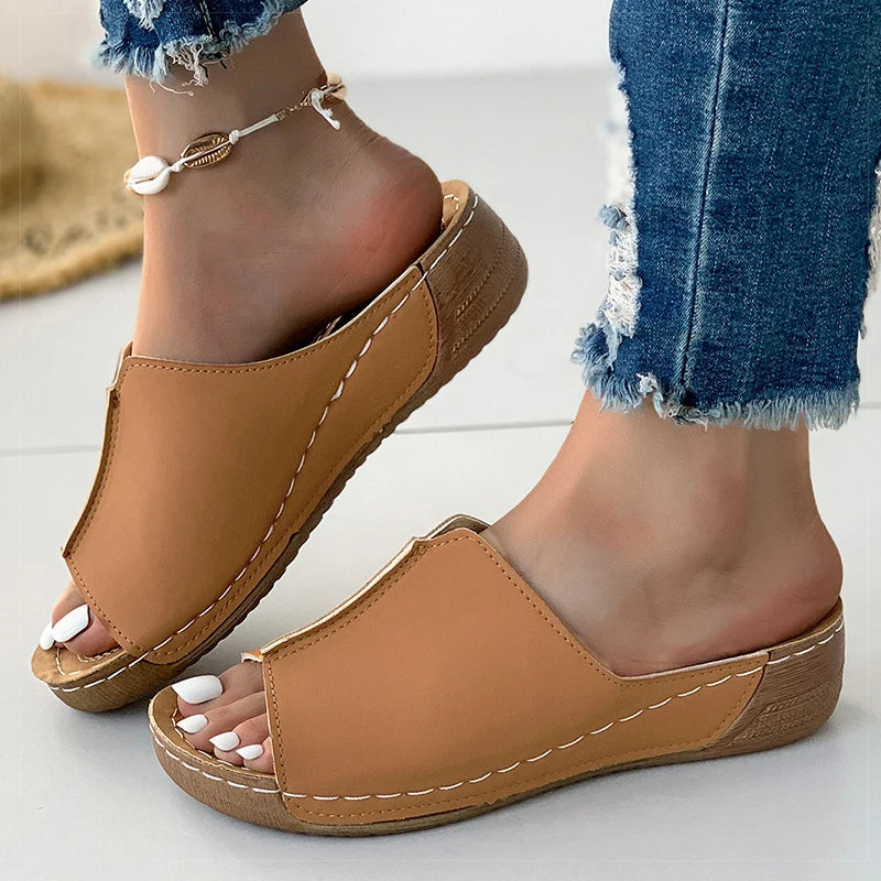 Damen Sandalen Peep Toe Heels
