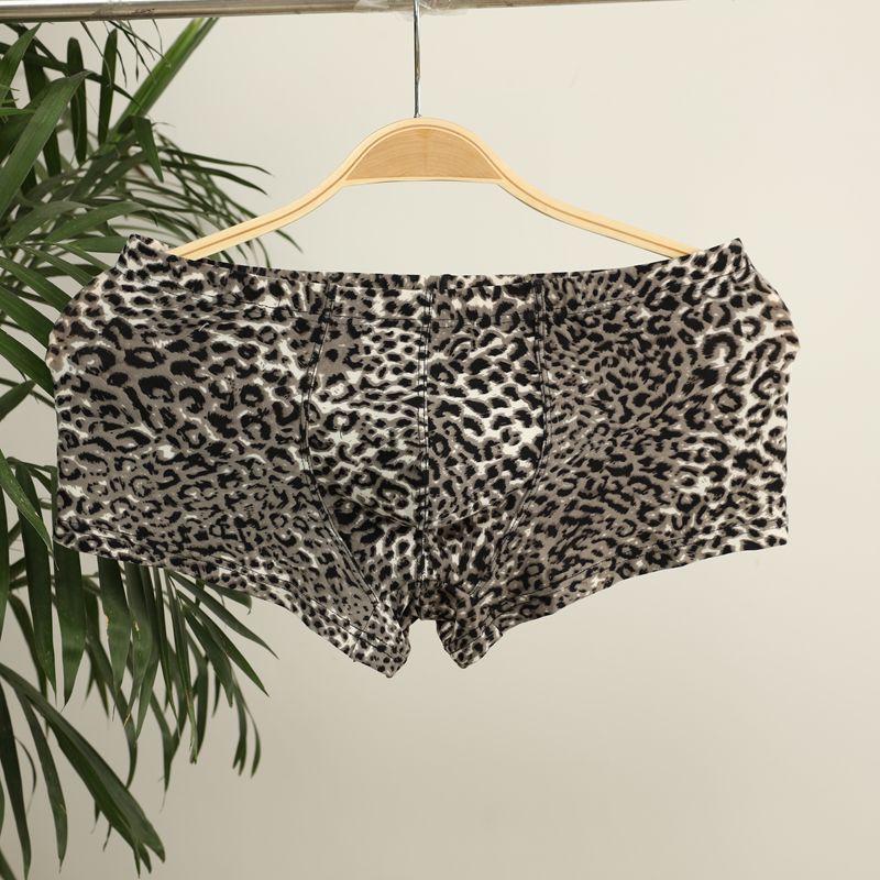 Herrenmode Boxershorts mit Leopardenmuster