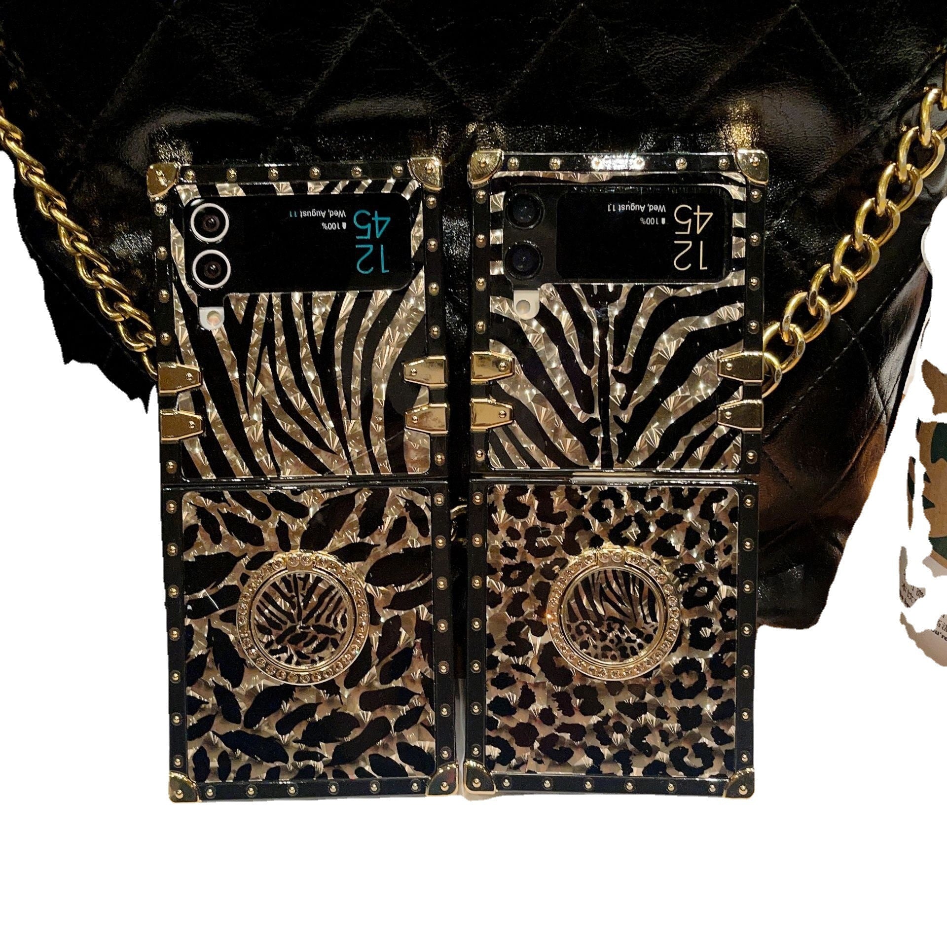 Klassische Mode Leopard Print Handytasche