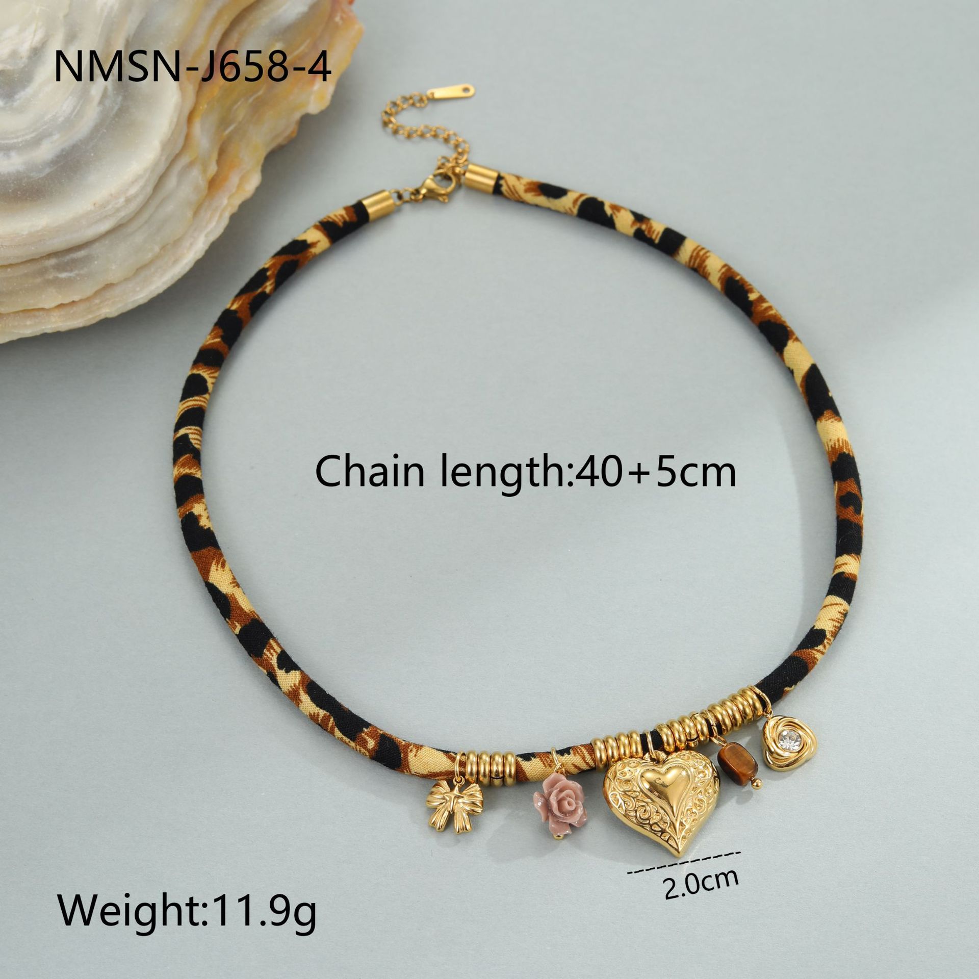 Leopard Series Stainless Steel Necklace For Women Jewelry