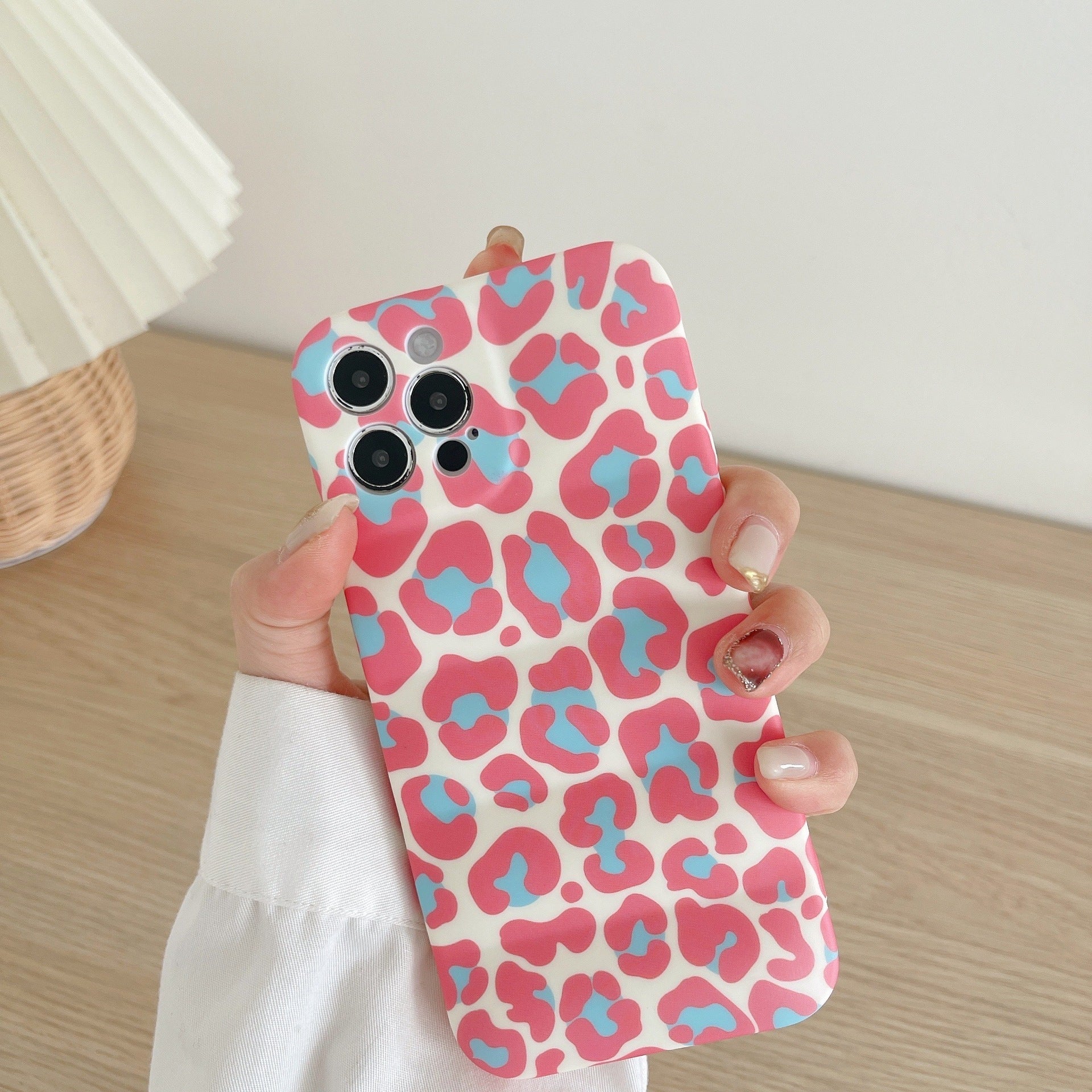 Leopard Print Airbag stoßfeste Handytasche