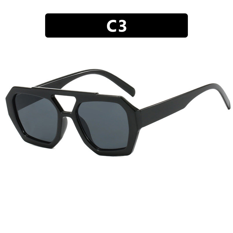 Ins Big Frame Leopard Sonnenbrille Sommer Sonnenschirm Strand Urlaub Brille
